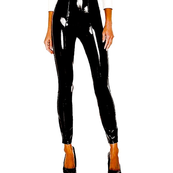 SPANX Pants - NWT SPANX FAUX PATENT LEATHER  LEGGINGS!  Small petite best seller online